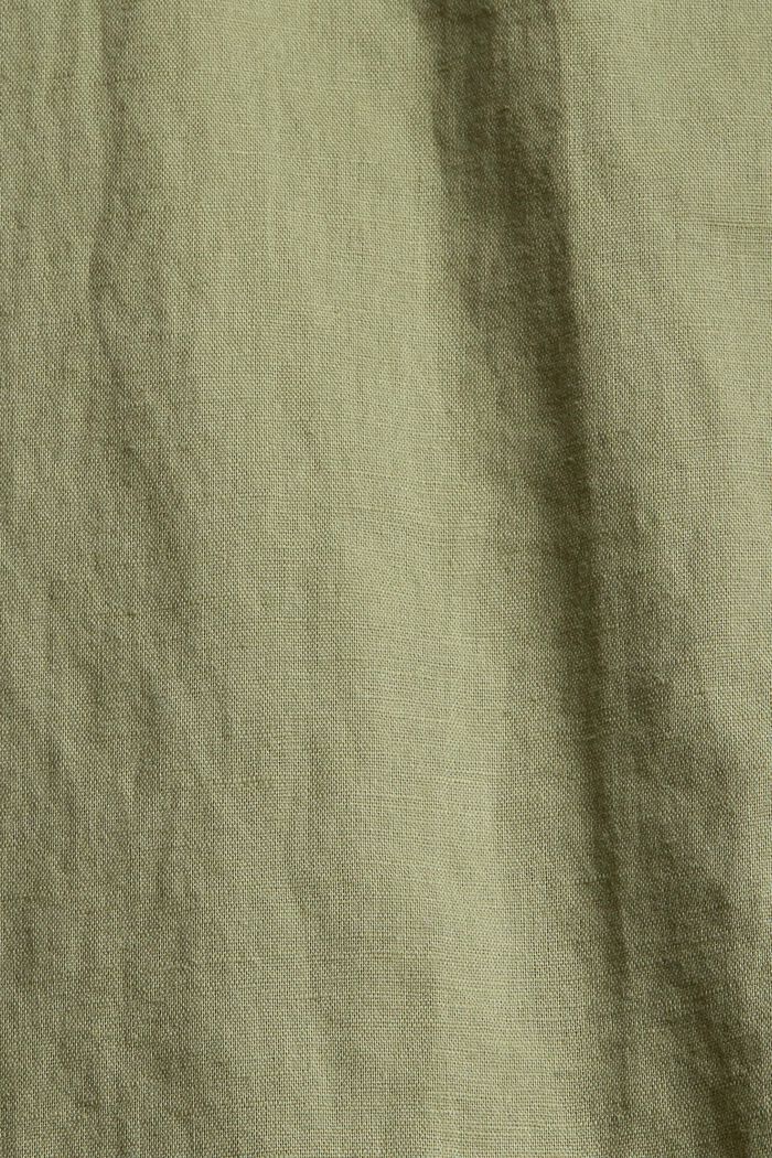 Oversize-pusero pellavasekoitetta, LIGHT KHAKI, detail image number 1