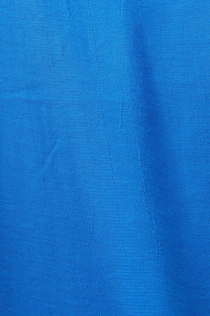 Vajaapituinen haalari, jossa V-pääntie, BRIGHT BLUE, detail image number 4