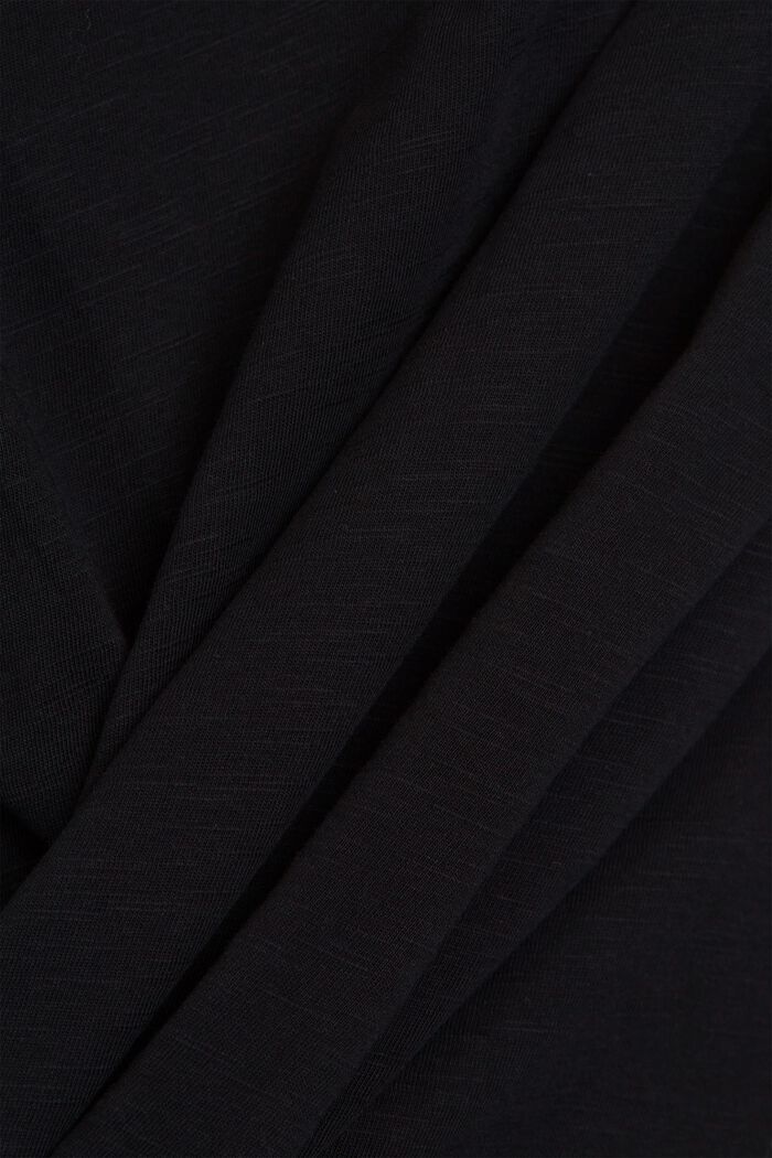 T-paita 100 % luomupuuvillaa, BLACK, detail image number 3