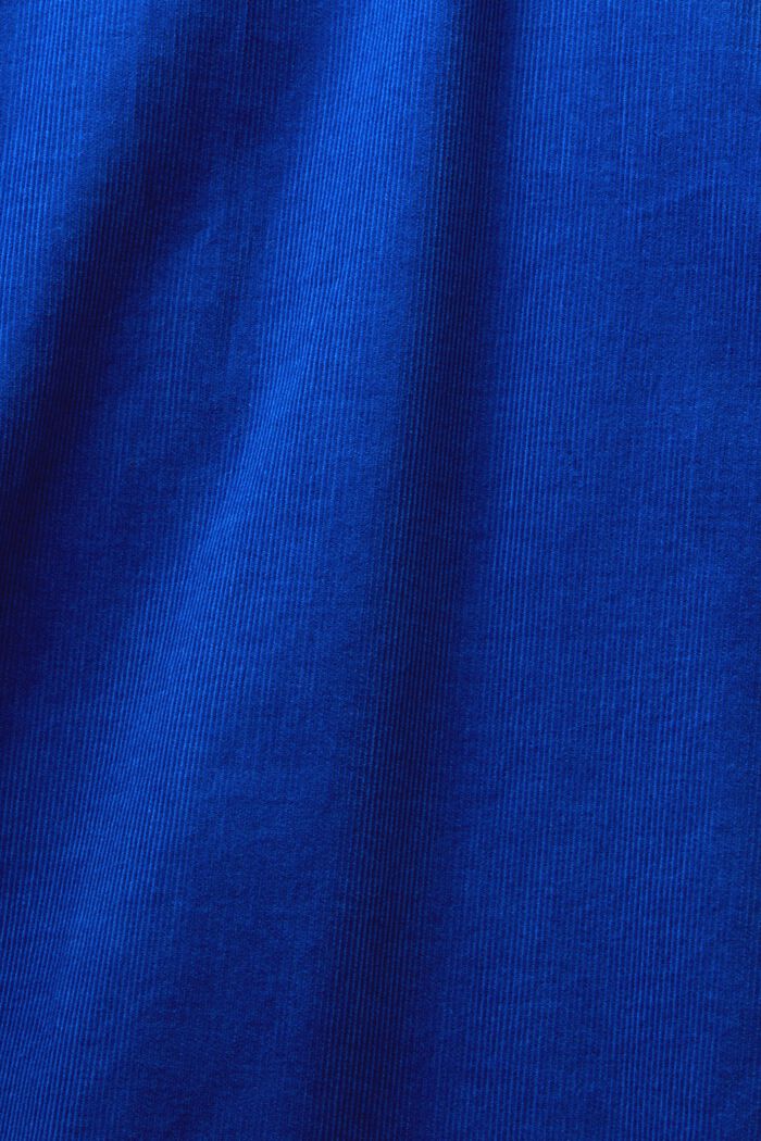 Samettipaita 100 % puuvillaa, BRIGHT BLUE, detail image number 5