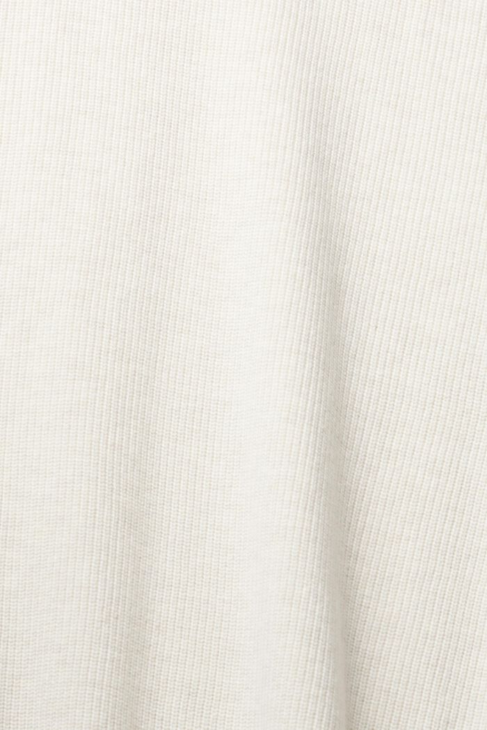 Neulepusero, jossa pyöreä pääntie, 100 % puuvillaa, OFF WHITE, detail image number 1