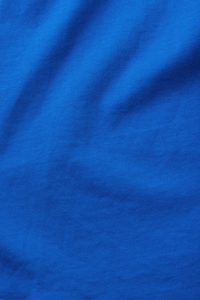 T-paita puuvillaa, pyöreä pääntie, BLUE, detail image number 5