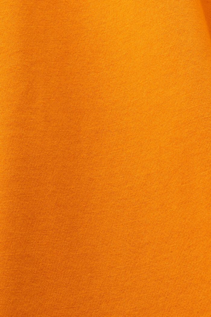 Kerrostettu T-paita 100 % puuvillaa, pyöreä pääntie, BRIGHT ORANGE, detail image number 5