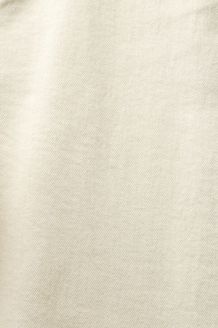 Leveälahkeiset retro-farkut korkealla vyötäröllä, OFF WHITE, detail image number 5