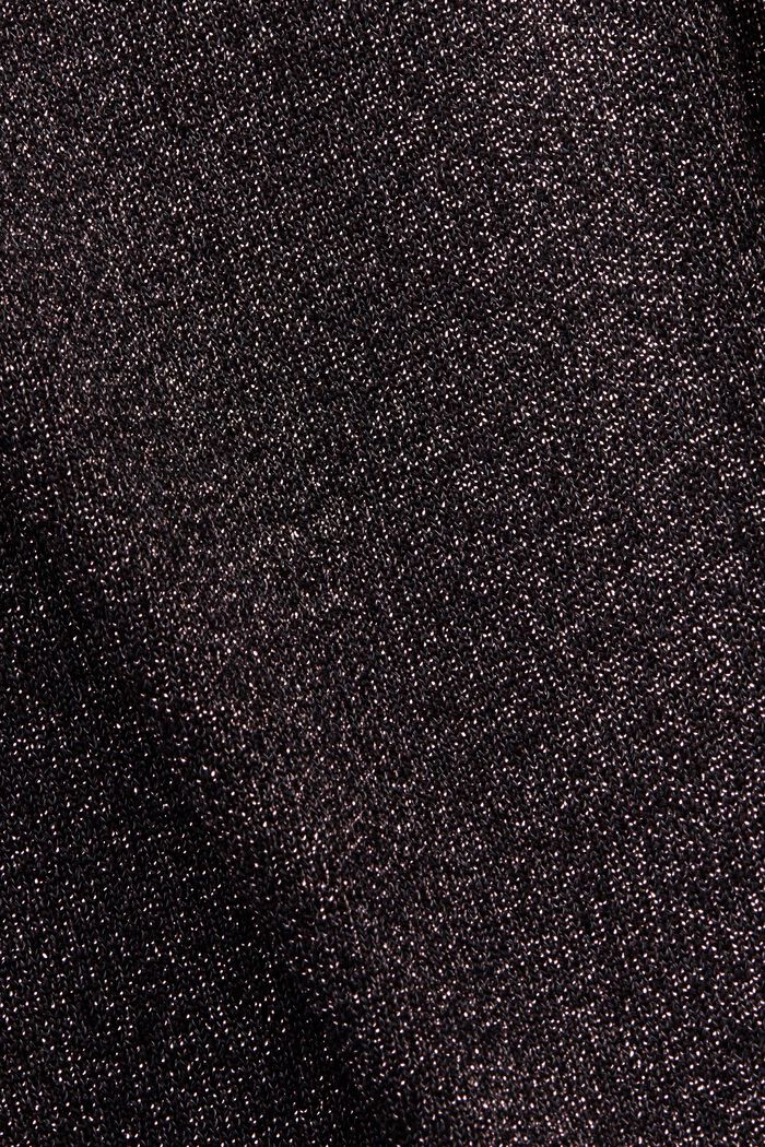 Minipituinen metallinhohtoinen neulemekko, BLACK, detail image number 6