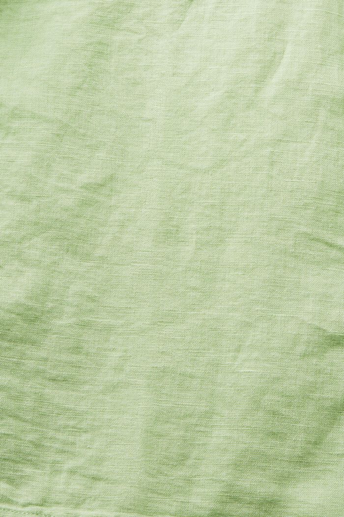 Paitapusero puuvilla-pellavasekoitetta, LIGHT GREEN, detail image number 6