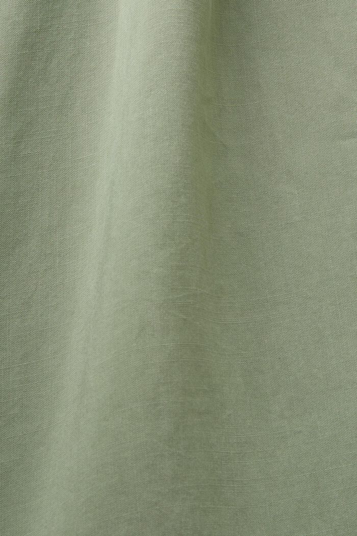 Hihaton mekko joustavalla kauluksella, PALE KHAKI, detail image number 5