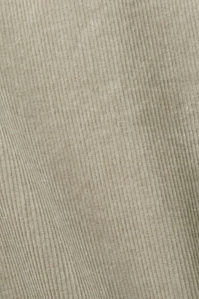 Suorat carpenter-tyyliset vakosamettihousut, PASTEL GREY, detail image number 5