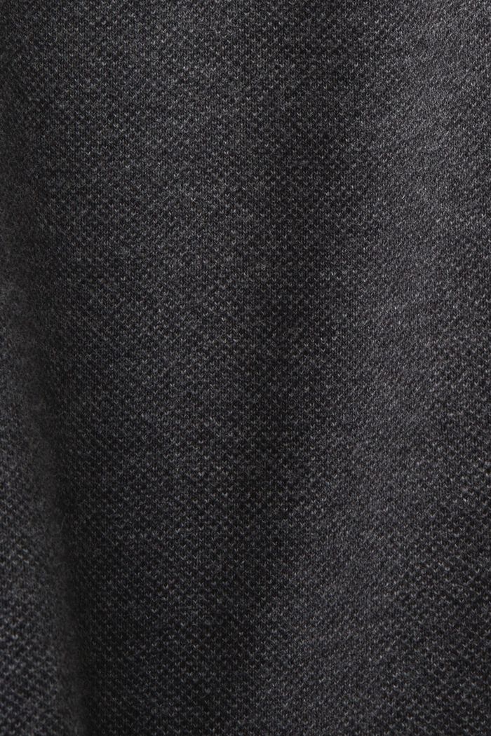 Leveälahkeiset housut luomupuuvillasekoitetta, DARK GREY, detail image number 6