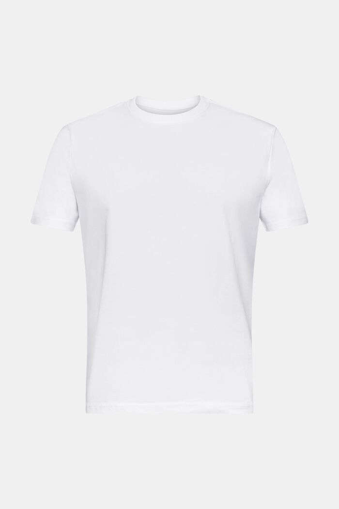 Jersey-t-paita luomupuuvillaa, WHITE, detail image number 5