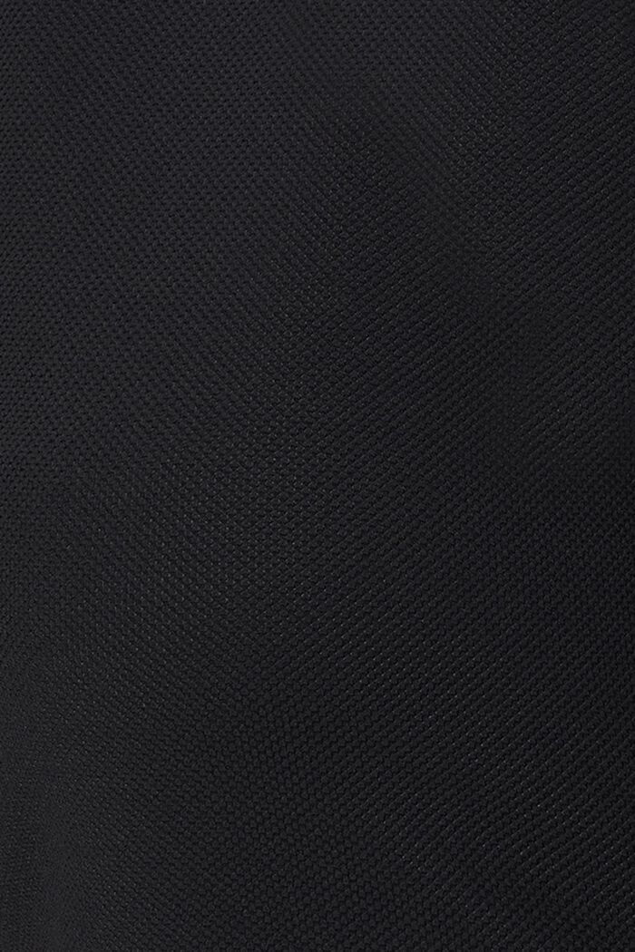 Kierrätettyä: Pintakuvioitu jerseypaita, BLACK, detail image number 2