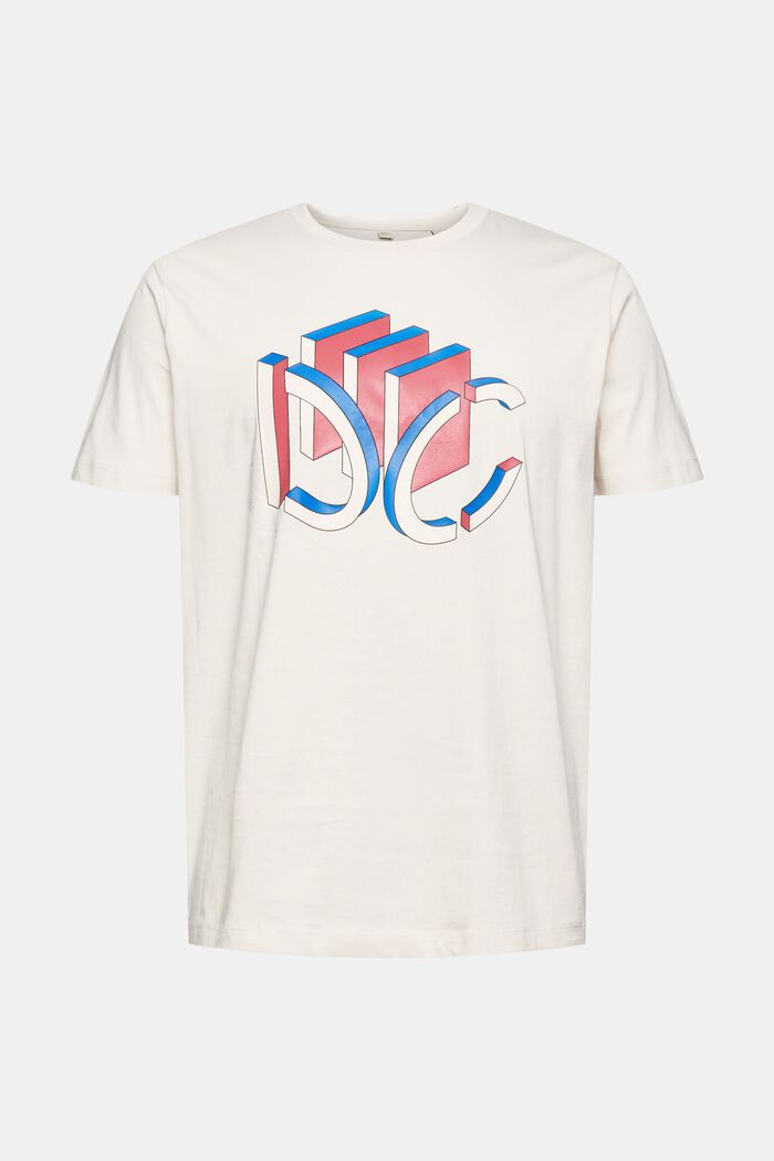Jersey-t-paita graafisella 3D-logoprintillä