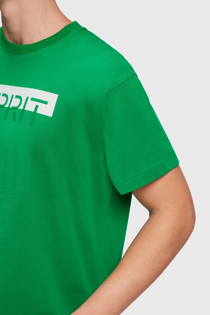 Logollinen, applikoitu T-paita, GREEN, detail image number 3