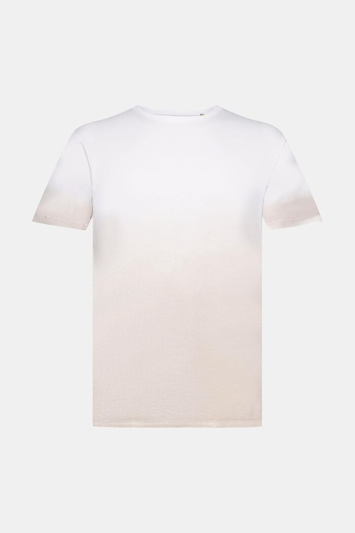Kaksisävyinen, haalistuvasti värjätty T-paita, WHITE, detail image number 5
