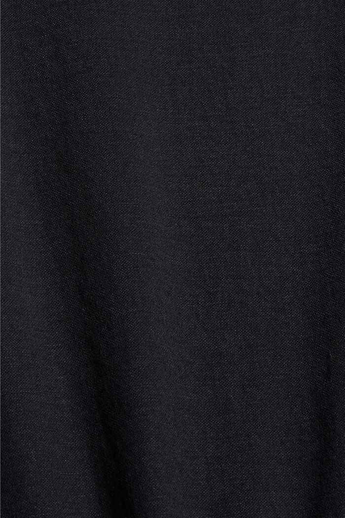 Midi-jerseymekko, sis. LENZING™ ECOVERO™ -viskoosia, BLACK, detail image number 4