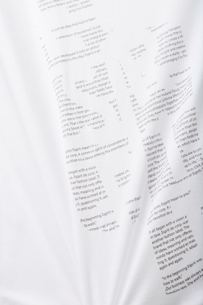 T-paita etupainatuksella, LENZING™ ECOVERO™, WHITE, detail image number 5