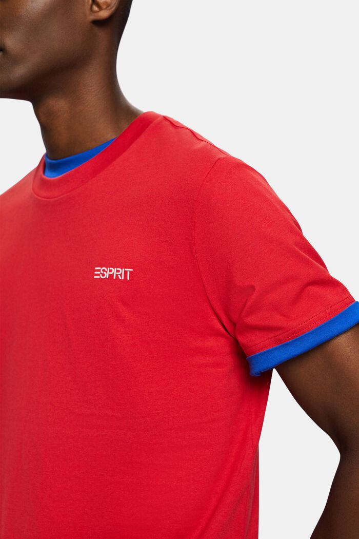 Logollinen unisex-t-paita, DARK RED, detail image number 1