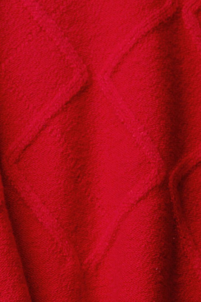Salmiakkikuvioitu neulepusero, DARK RED, detail image number 1