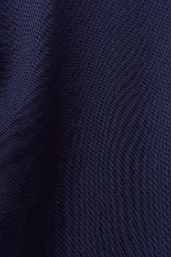 Pitkähihainen satiinipusero, DARK BLUE, detail image number 5