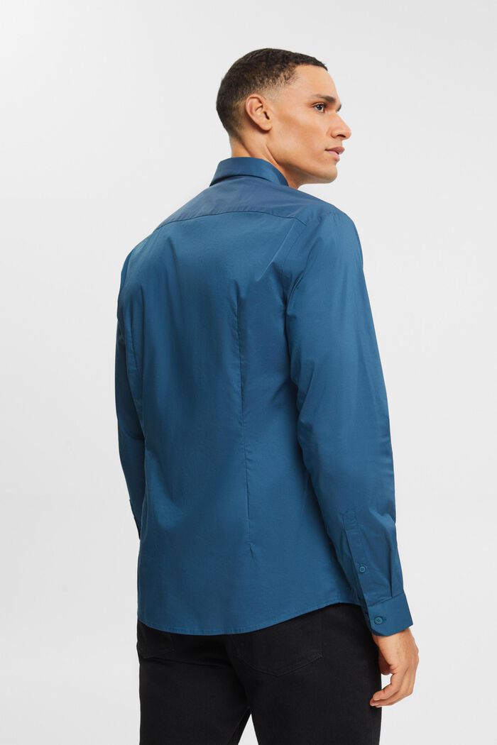 Slim fit -mallinen paita, PETROL BLUE, detail image number 3