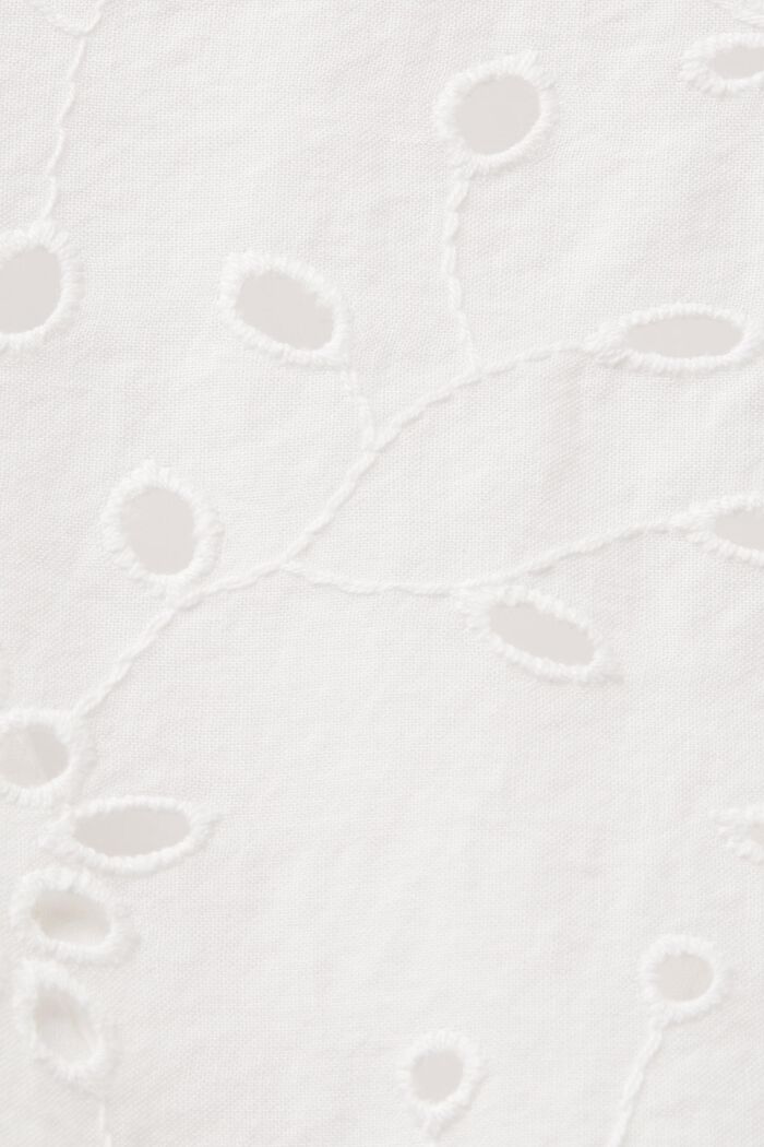 Hihaton pitsipusero 100 % puuvillaa, OFF WHITE, detail image number 4