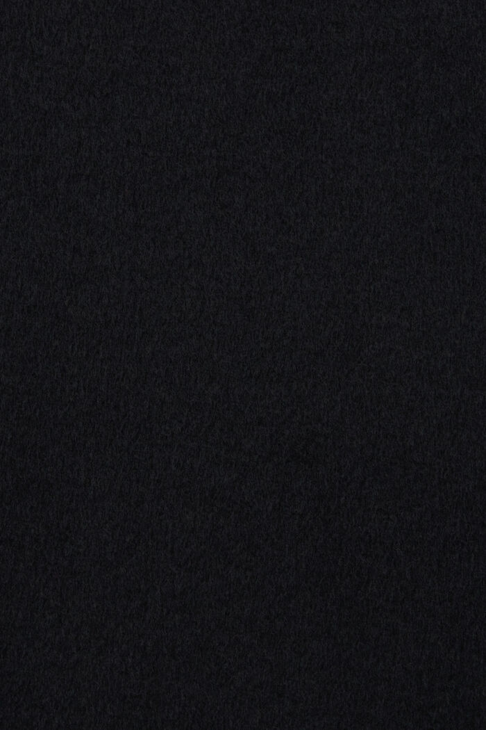 Kaksirivinen villasekoitetakki, BLACK, detail image number 5
