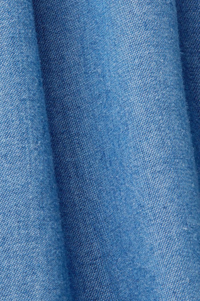 Farkkutyylinen, hihaton pusero, TENCELiä™, BLUE MEDIUM WASHED, detail image number 5