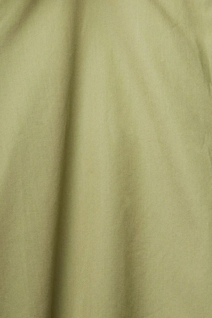 A-linjainen mekko luomupuuvillaa, LIGHT KHAKI, detail image number 5