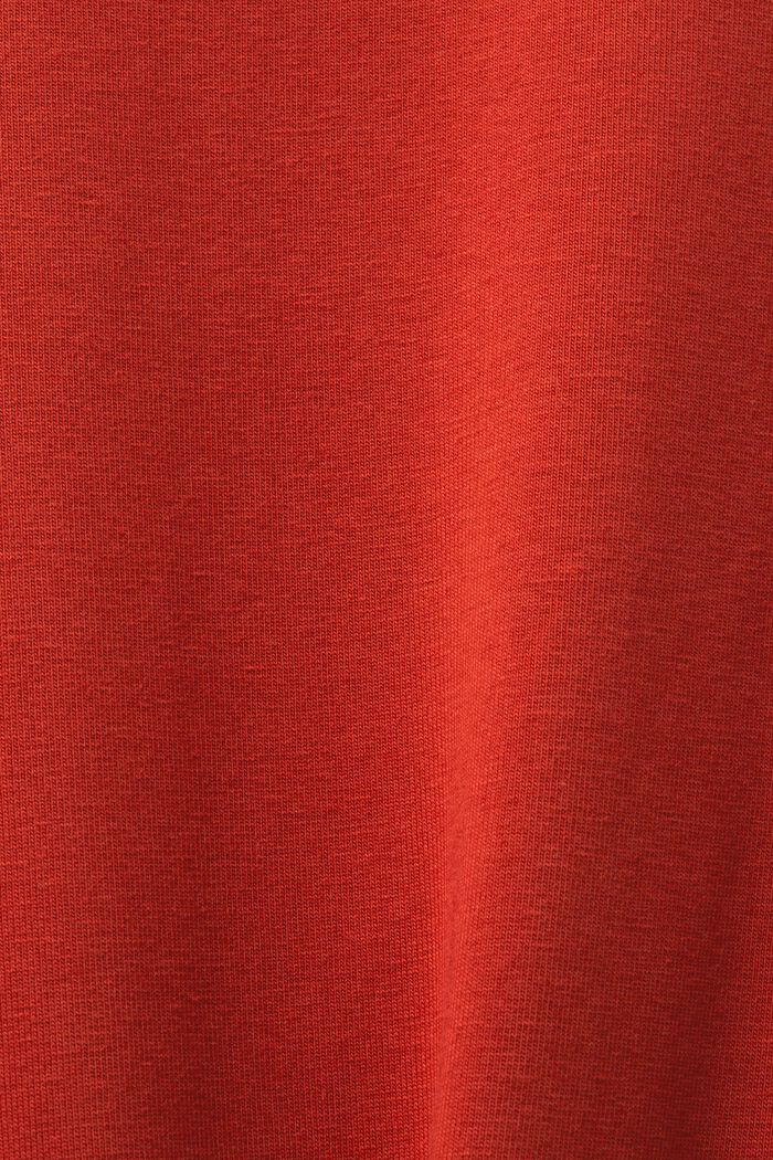 Minimekko jerseytä, TERRACOTTA, detail image number 5