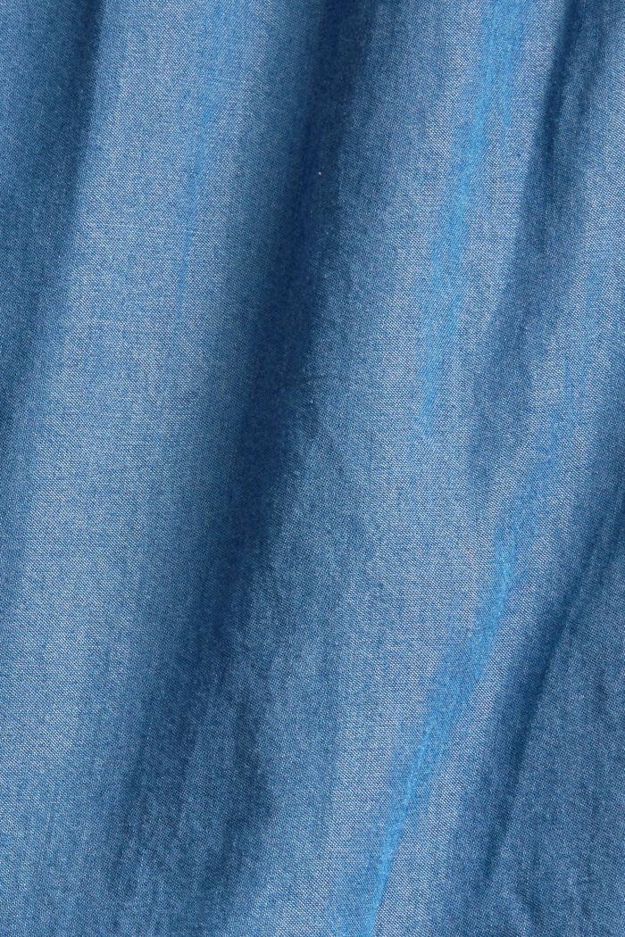 Bandeau-mekko denimjäljitelmää, BLUE, detail image number 5