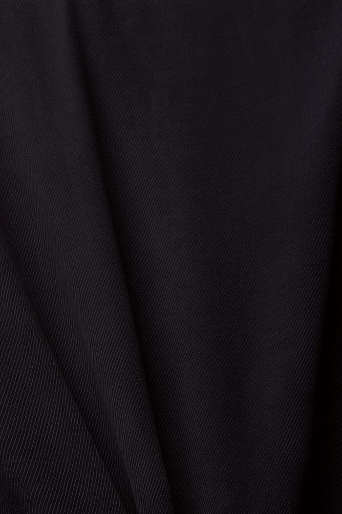 Ohuen kohopintainen pusero, BLACK, detail image number 5
