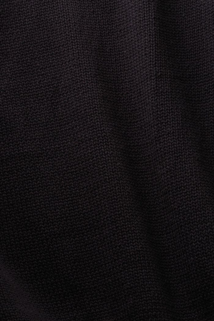 Logollinen neulepusero paksua neulosta, BLACK, detail image number 5