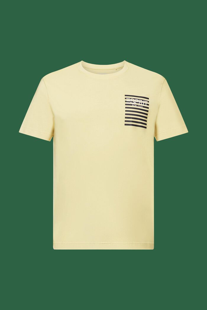 Logollinen T-paita, LIME YELLOW, detail image number 5