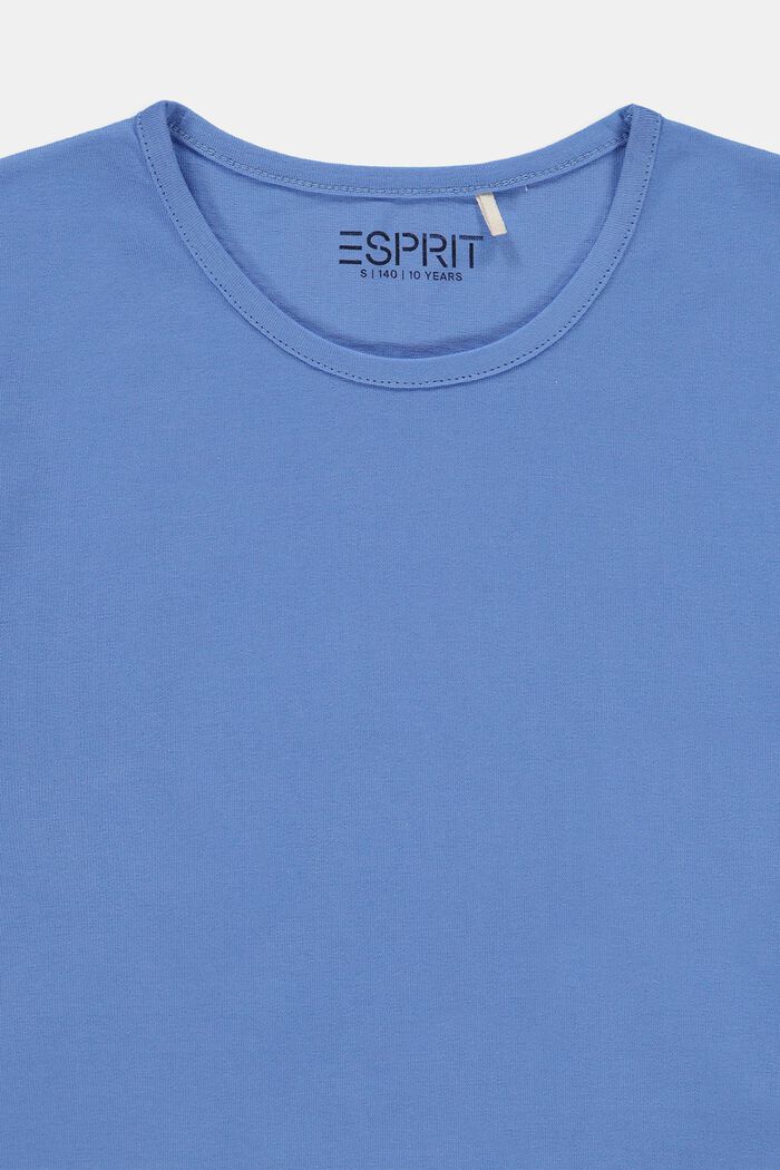 Vajaapituinen t-paita, jonka selässä painatus, LIGHT BLUE, detail image number 2
