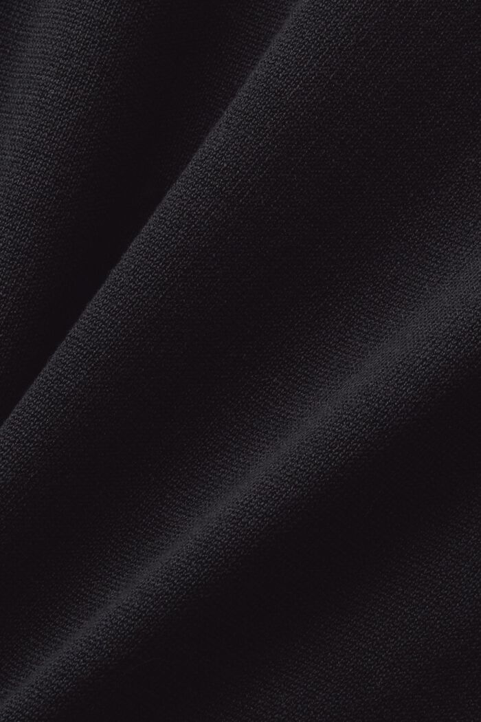 Poolokauluksellinen neulemidimekko, BLACK, detail image number 3