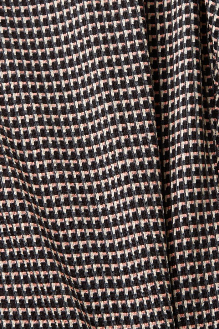 Kauttaaltaan kuvioidut pyjamahousut, BLACK, detail image number 5
