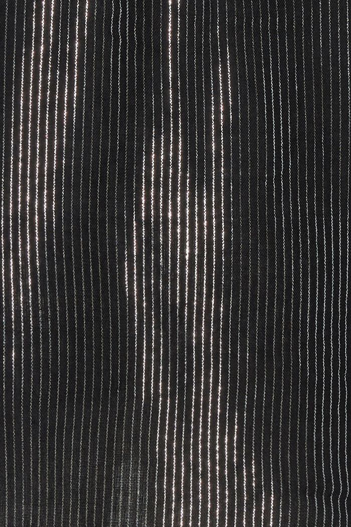 Kimaltava raitapusero, jossa pystykaulus, BLACK INK, detail image number 3