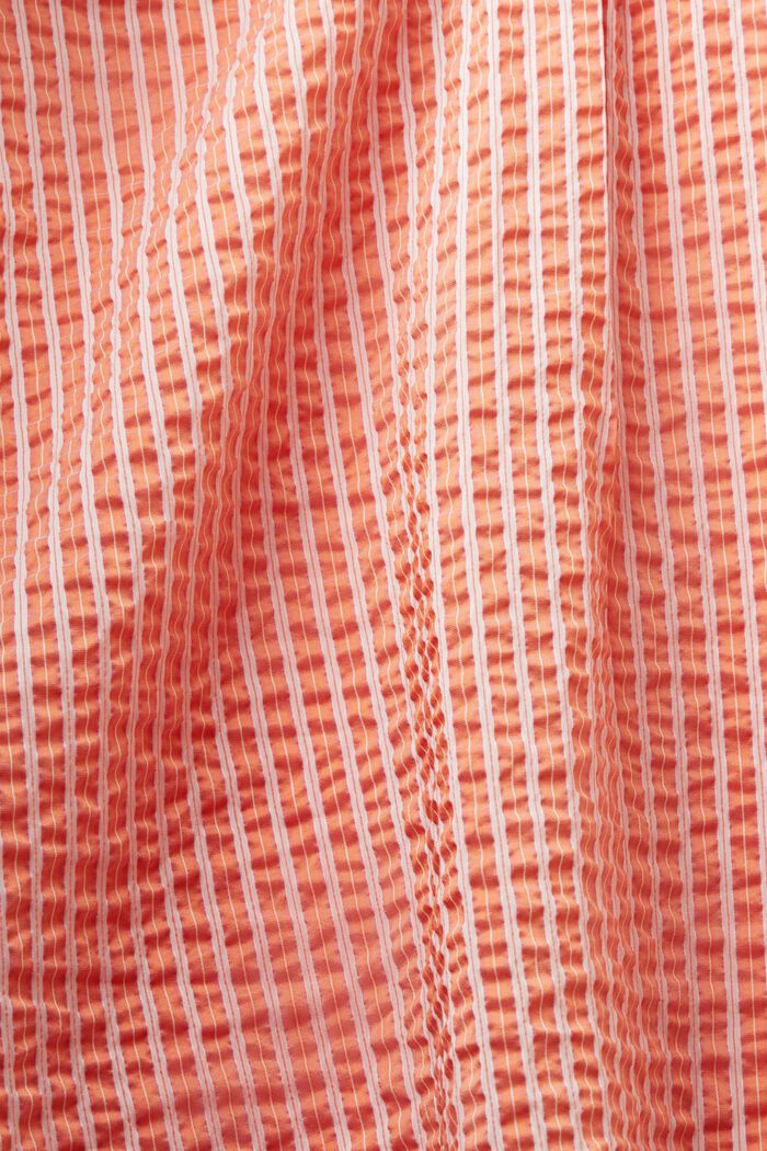 Ryppypintainen ja raidallinen paitapusero, BRIGHT ORANGE, detail image number 6