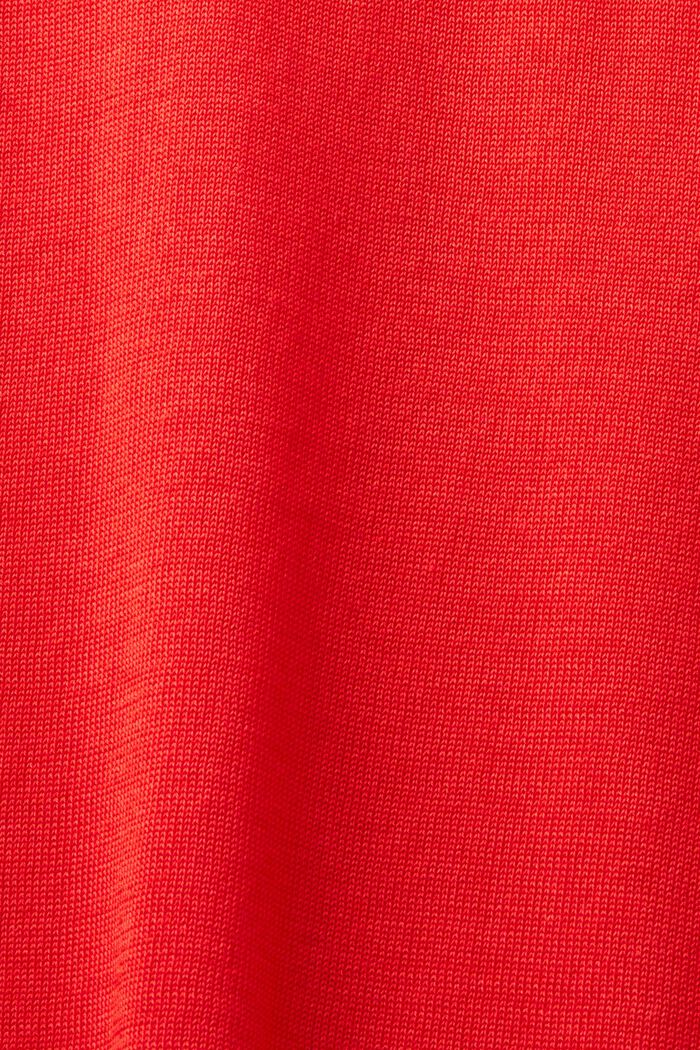 Pitkähihainen, poolokauluksellinen pusero, RED, detail image number 4