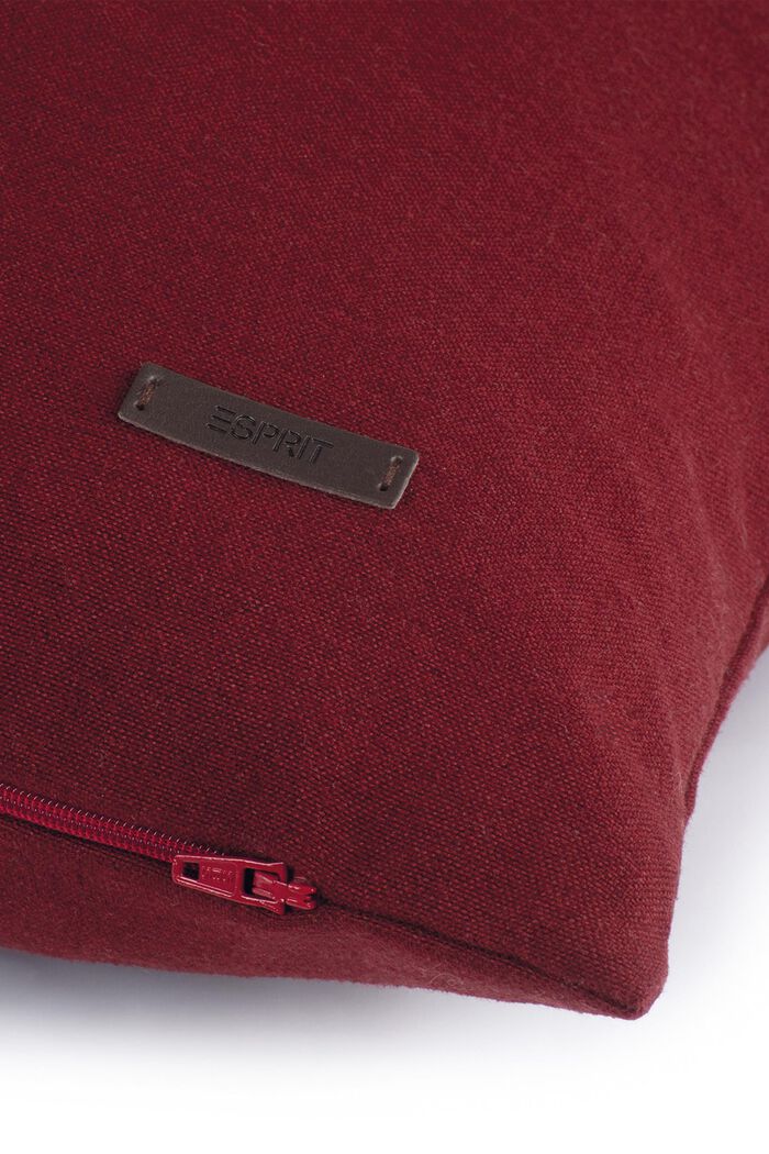 Tyynynpäällinen samettista materiaalisekoitetta, DARK RED, detail image number 1