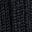 Poolokauluksellinen ribbineulepusero, BLACK, swatch
