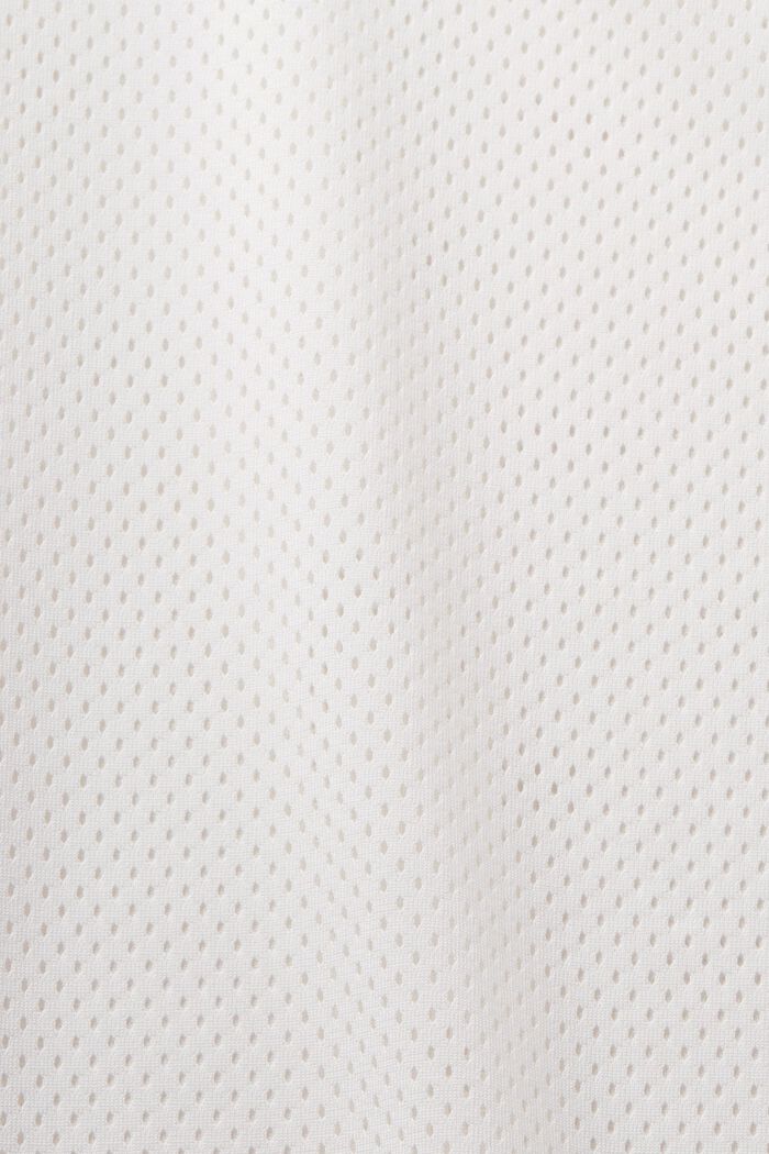 Reikäneule-T-paita, V-pääntie, OFF WHITE, detail image number 4