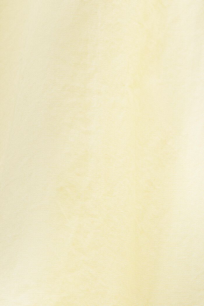 Lyhythihainen napitettava kauluspaita, LIGHT YELLOW, detail image number 4