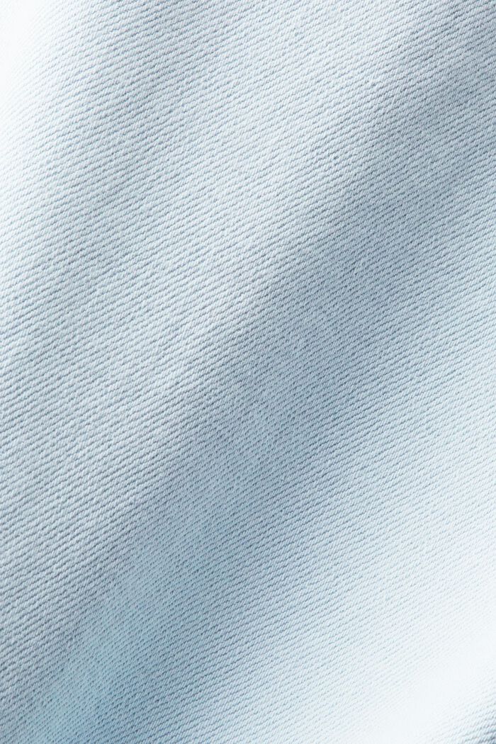 Korkeavyötäröiset suoralahkeiset housut, LIGHT BLUE, detail image number 6