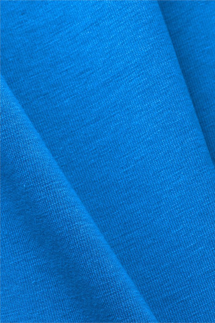 Vintagetyylinen logollinen t-paita, BRIGHT BLUE, detail image number 4