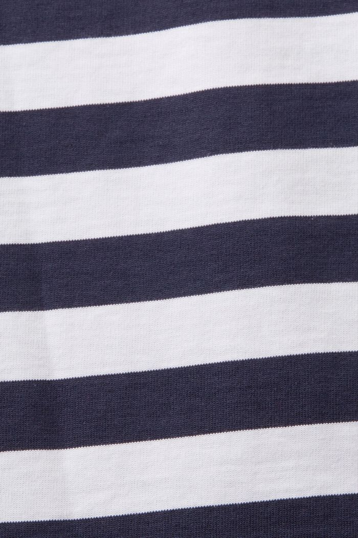 Raidallinen t-paita pyöreällä pääntiellä, NAVY, detail image number 5