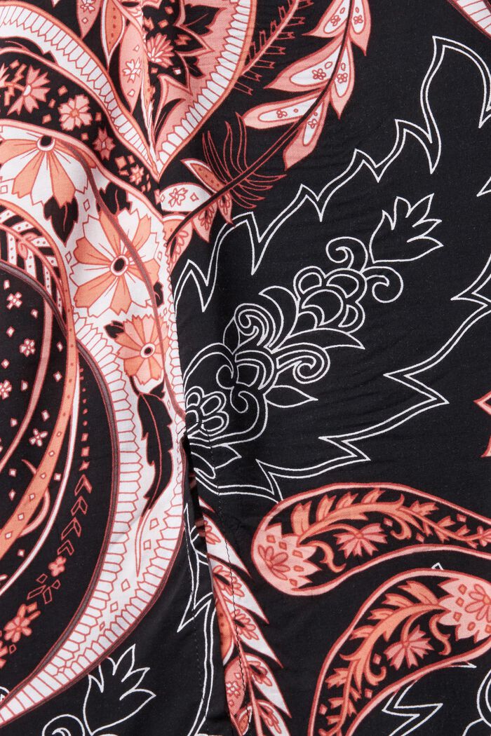 Paisleykuvioitu mekko, LENZING™ ECOVERO™, BLACK, detail image number 4