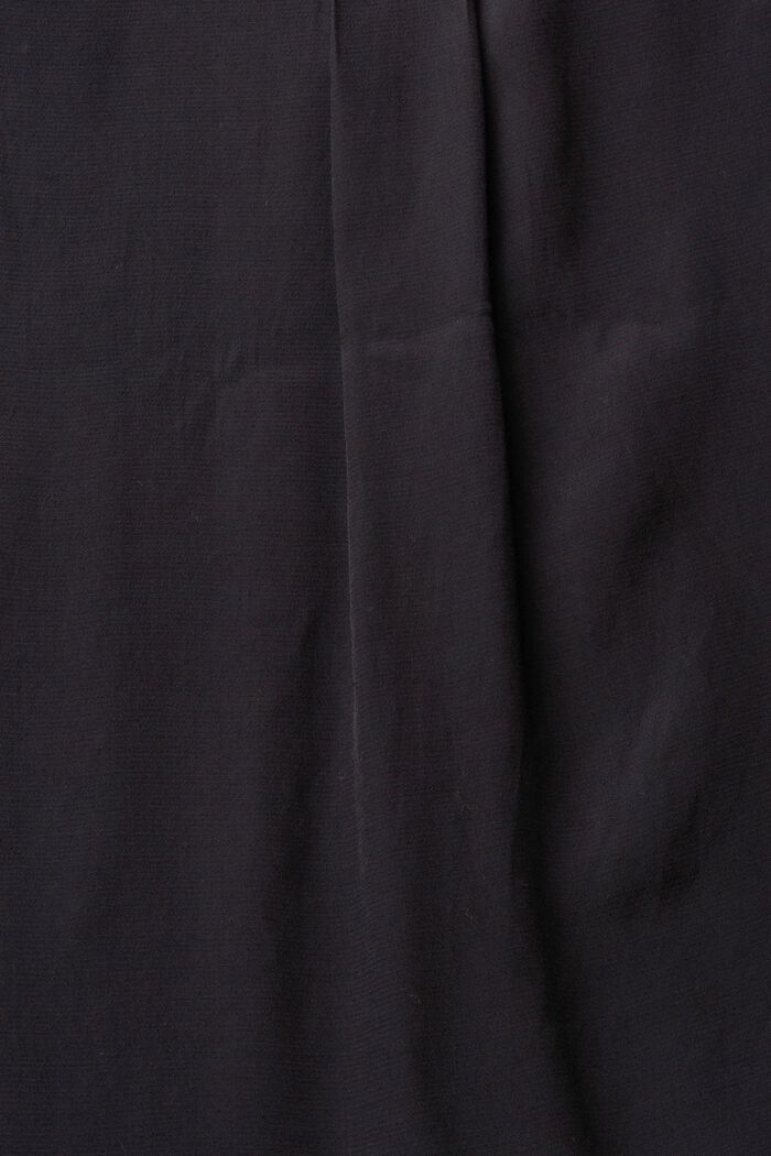 Pusero V-pääntiellä, LENZING™ ECOVERO™, BLACK, detail image number 1