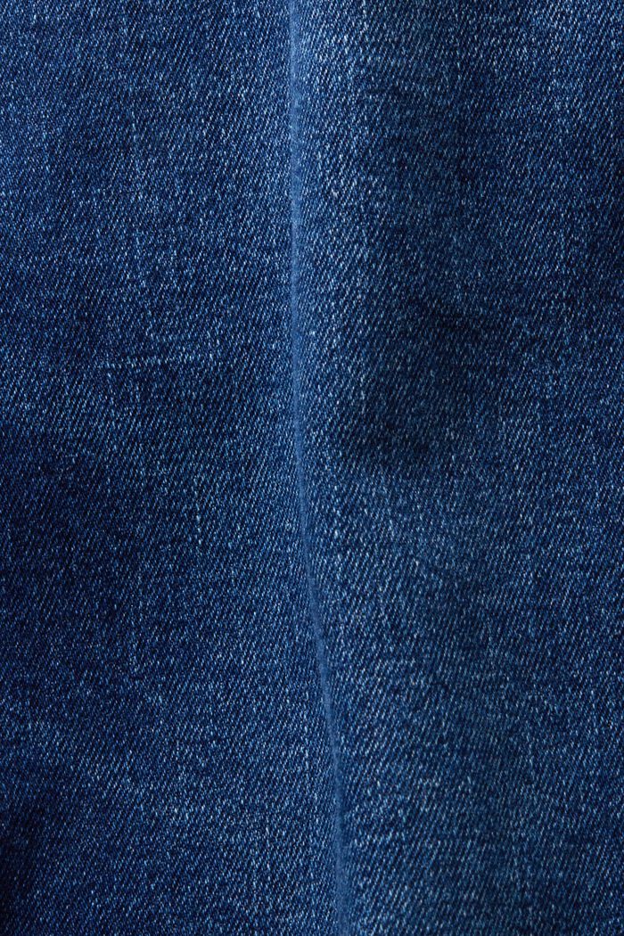 Keskikorkeat slim-farkut, BLUE DARK WASHED, detail image number 6