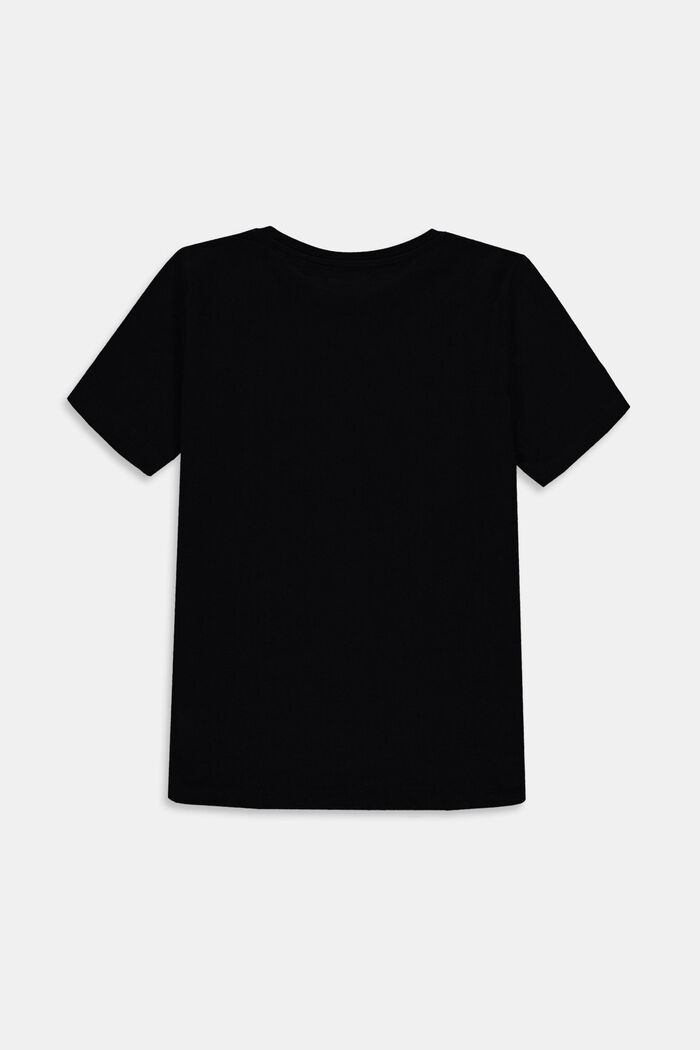 Jersey-t-paita printillä, BLACK, detail image number 1